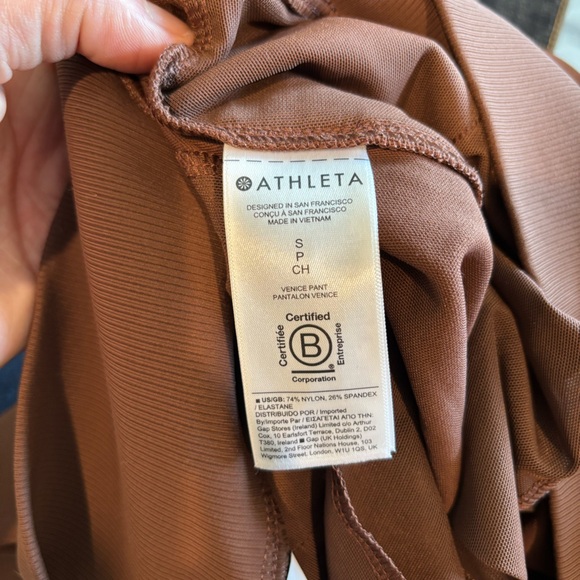 Athleta Size Small Venice Flare Pant Mahogany Brown - Picture 10 of 10